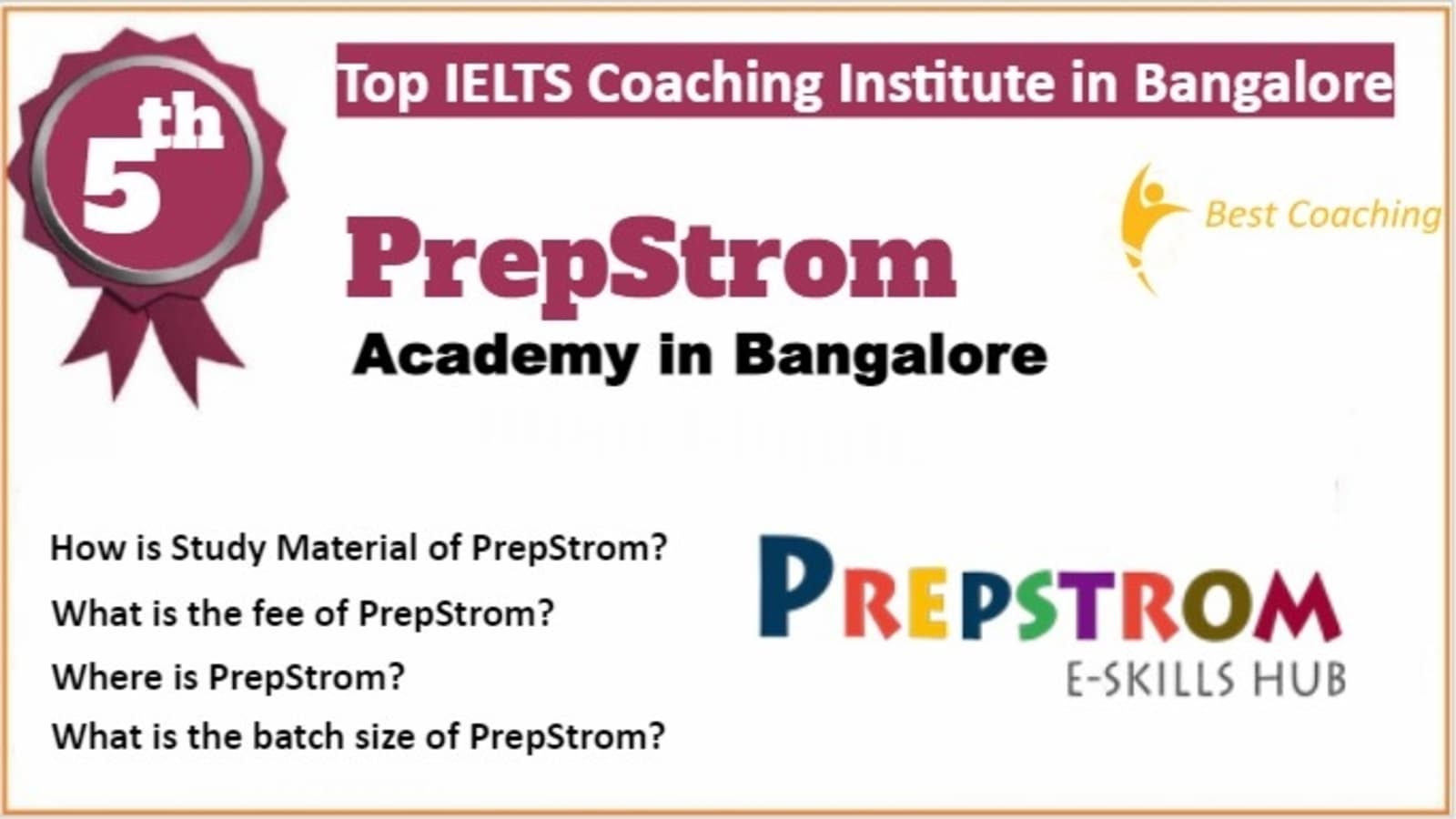 Rank 5 Best IELTS Coaching in Bangalore