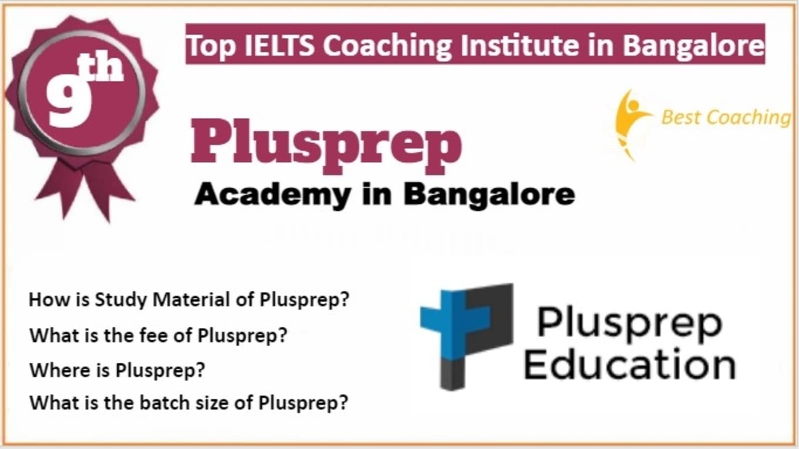 Rank 9 Best IELTS Coaching in Bangalore