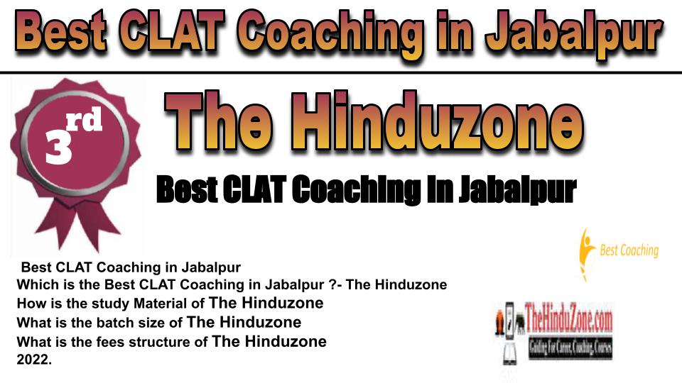 RANK 3 Best CLAT Coaching in Jabalpur