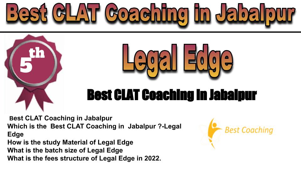 RANK 5 Best CLAT Coaching in Jabalpur