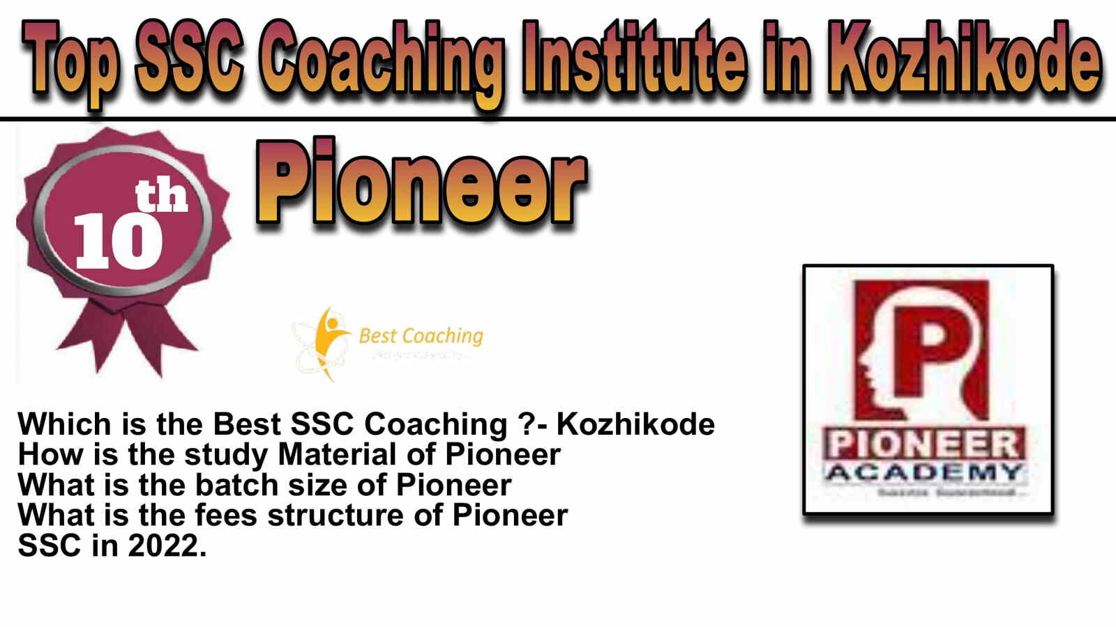 Rank 10 Best SSC Coaching in Kozhikode