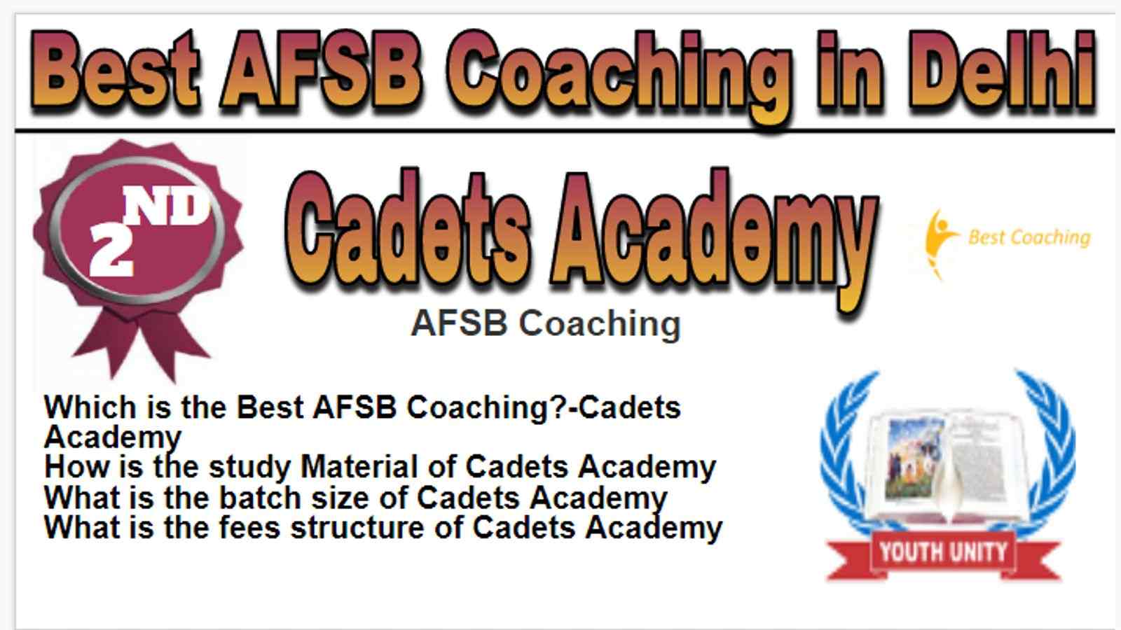 Rank-2 Best afsb Coaching in Delhi