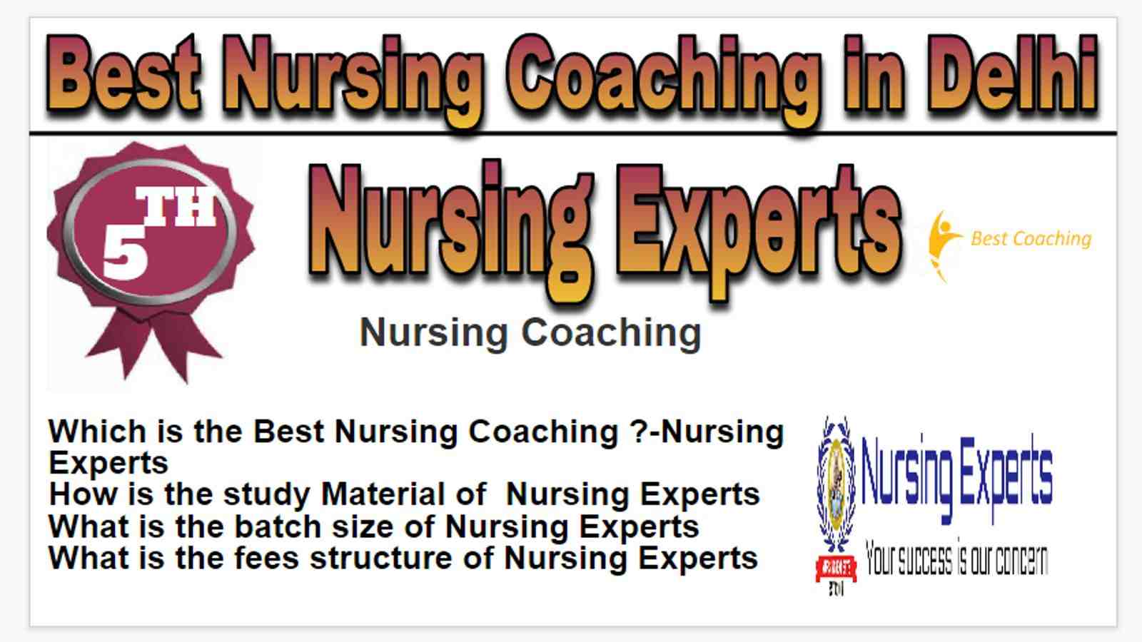 Rank 5 Best nursing coaching in Delhi