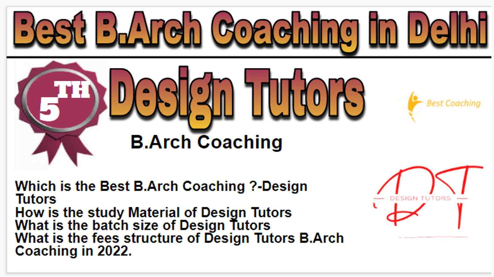 Best B.Arch. Coaching In Delhi | Bestcoaching.app