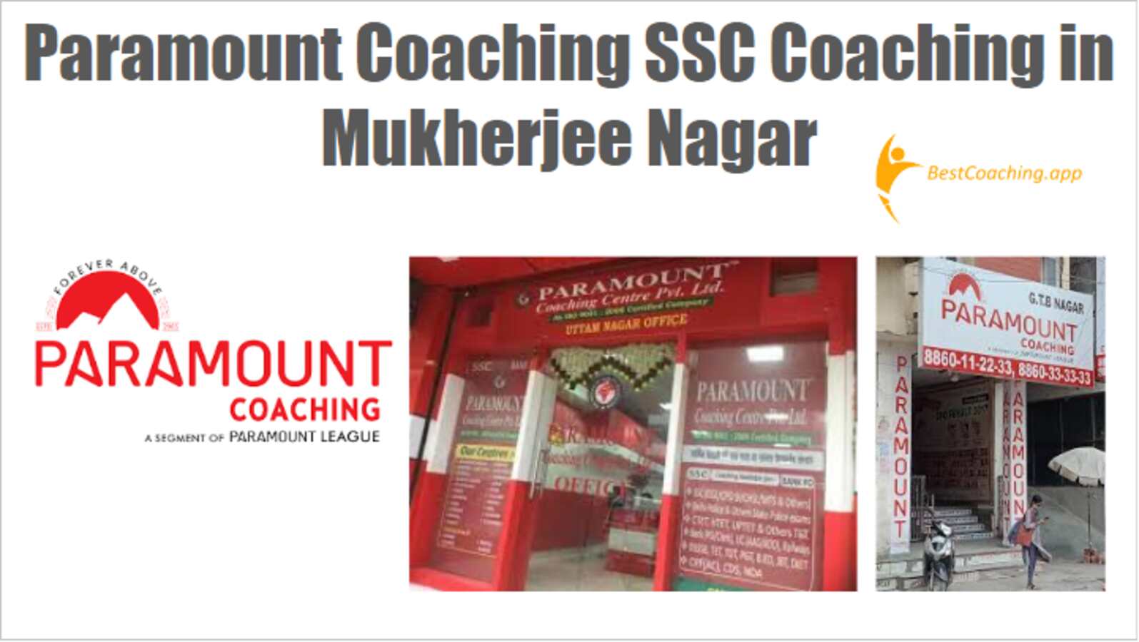 Paramount Coaching SSC Coaching in Mukherjee Nagar Reviews