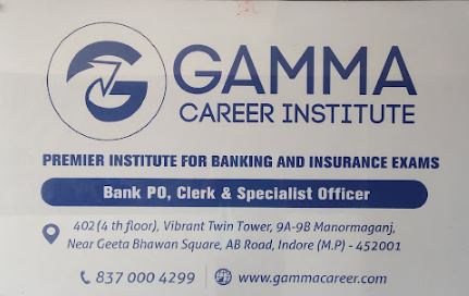 GAMMA Career Institute Bank PO Coaching in Indore