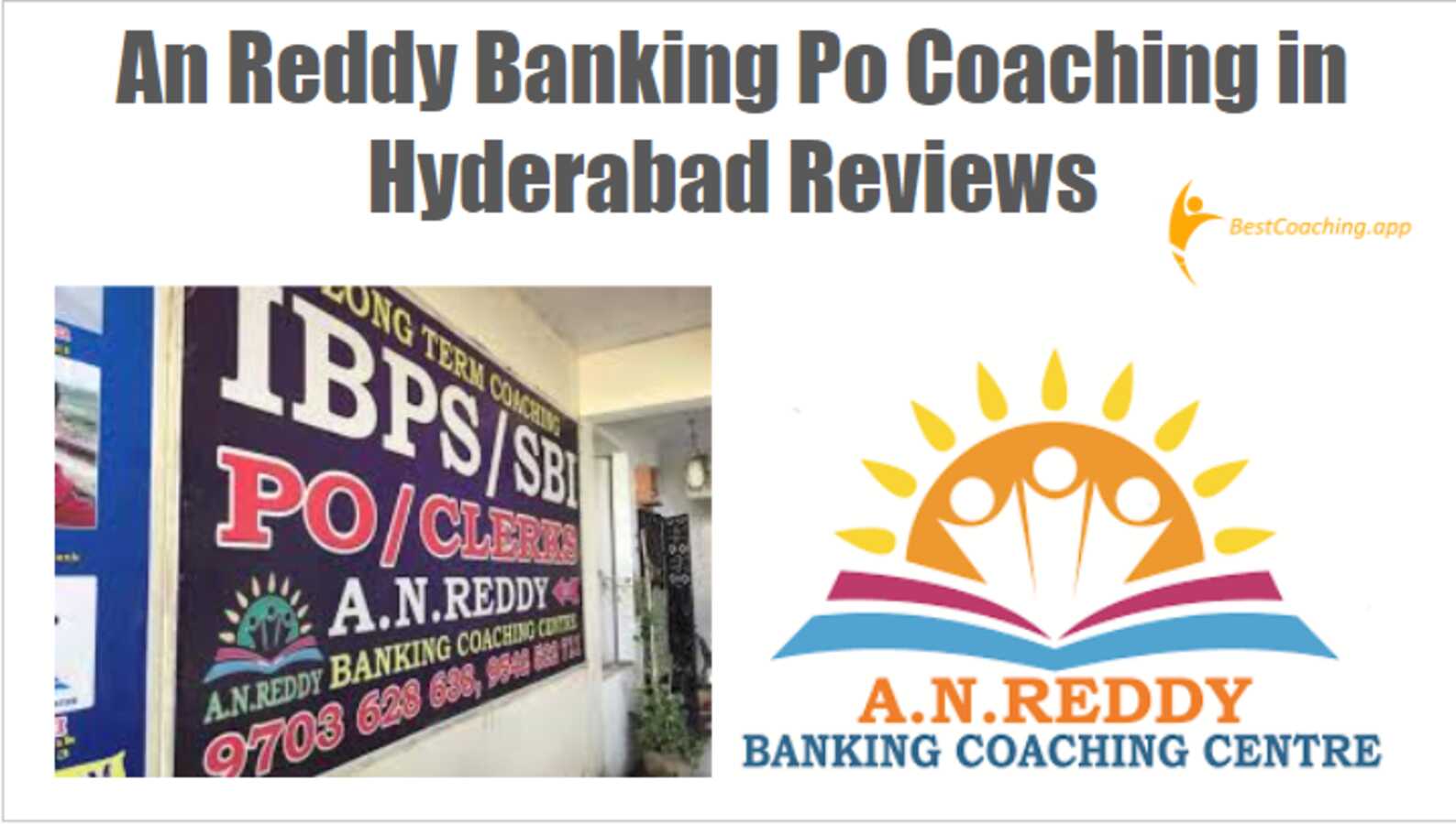 An Reddy Banking Po Coaching in Hyderabad