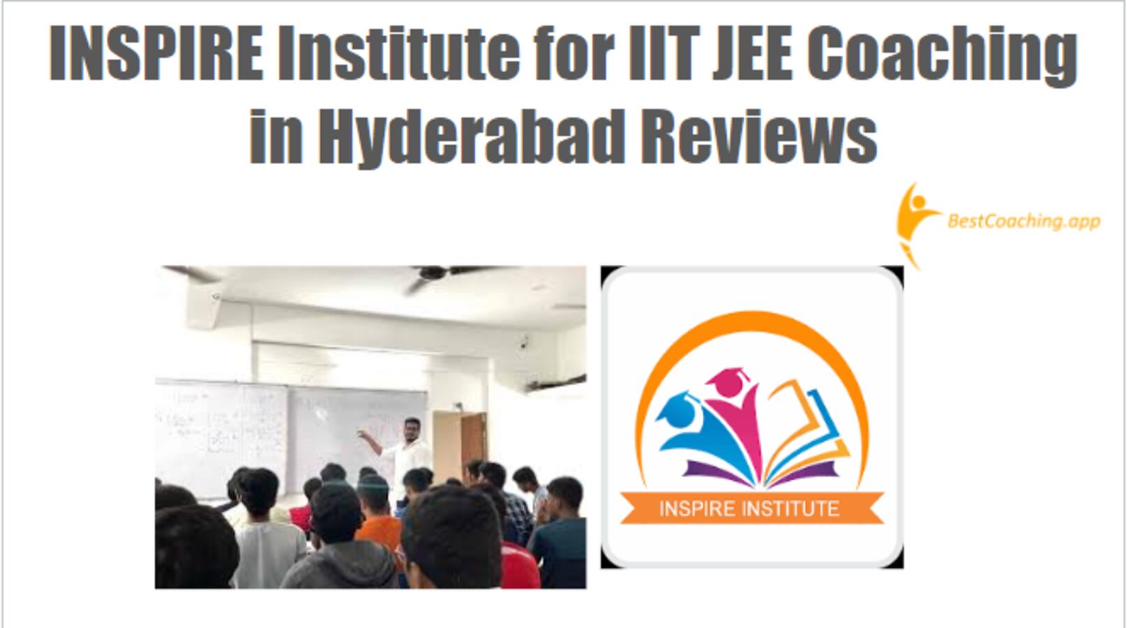 INSPIRE Institute for IIT JEE Coaching in Hyderabad