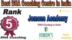 Jomons Academy Rank 5. Best DHA Coaching Centre in India 