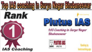 Plutus IAS Rank 1. Top IAS Coaching in Surya Nagar Bhubaneswar