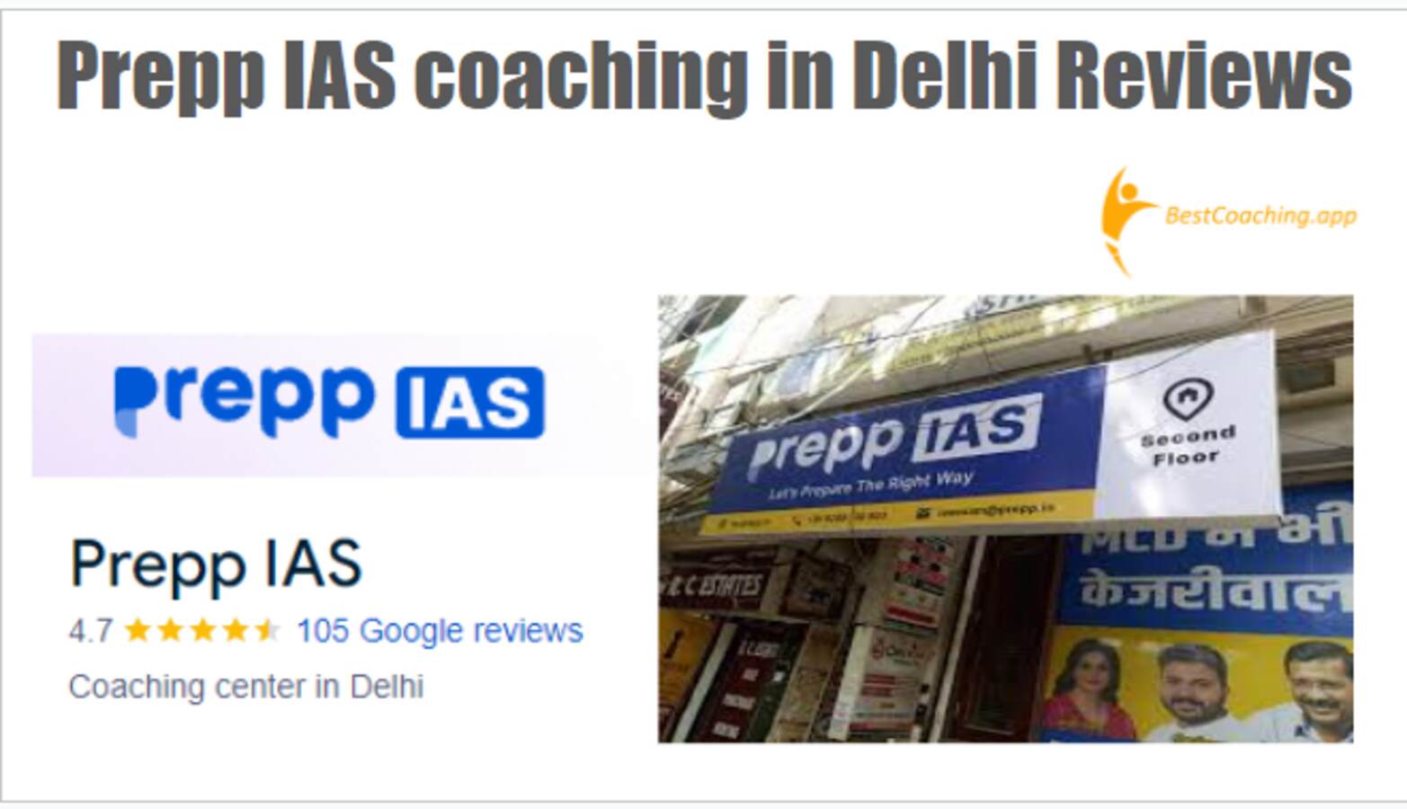 Prepp IAS coaching in Delhi Reviews