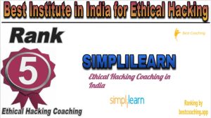 SIMPLILEARN Rank 5. Best Institute in India for Ethical Hacking