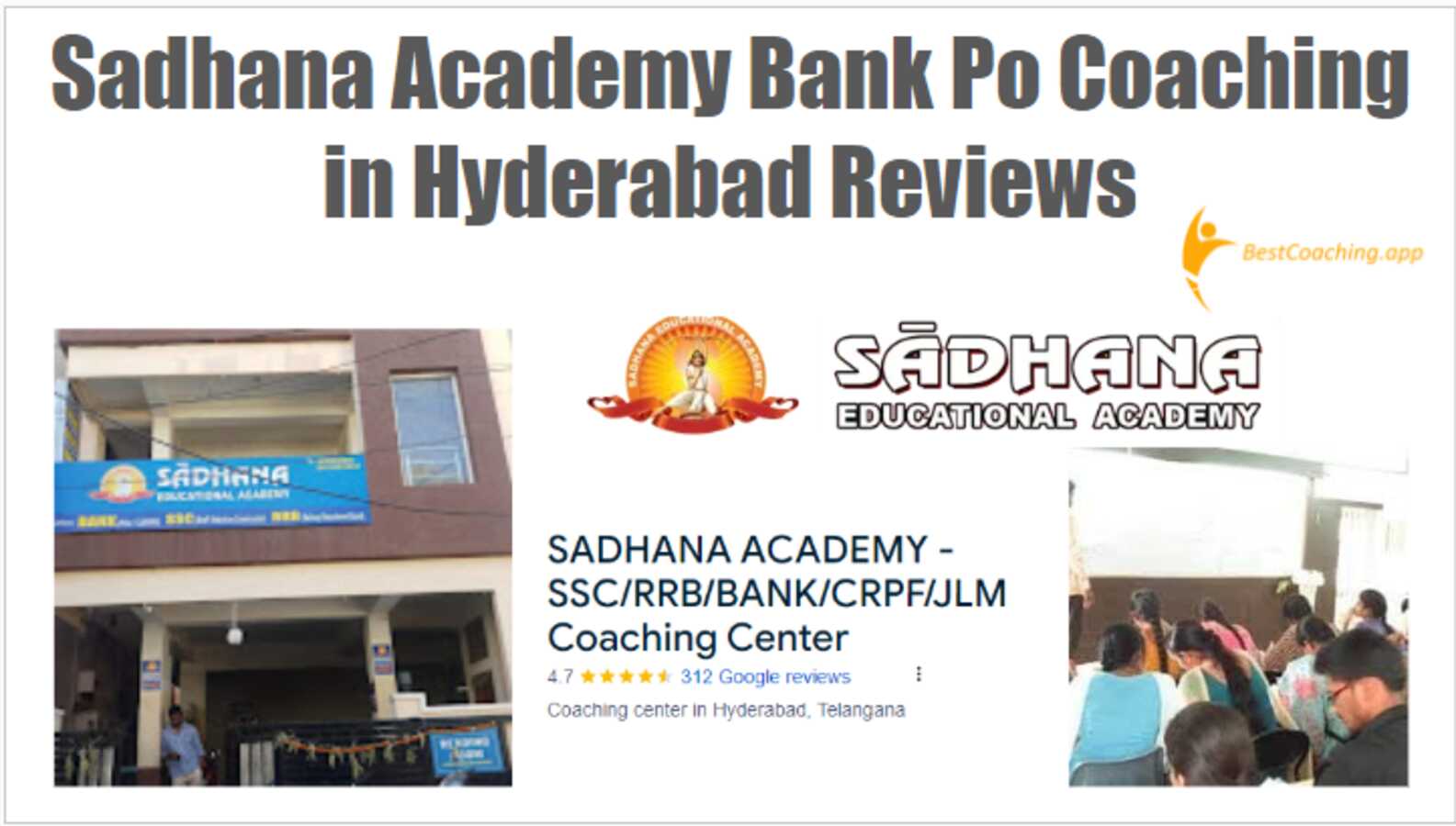 Sadhana Academy Bank Po Coaching in Hyderabad