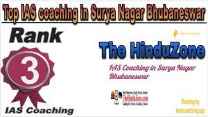 The HinduZone Rank 3. Top IAS Coaching in Surya Nagar Bhubaneswar