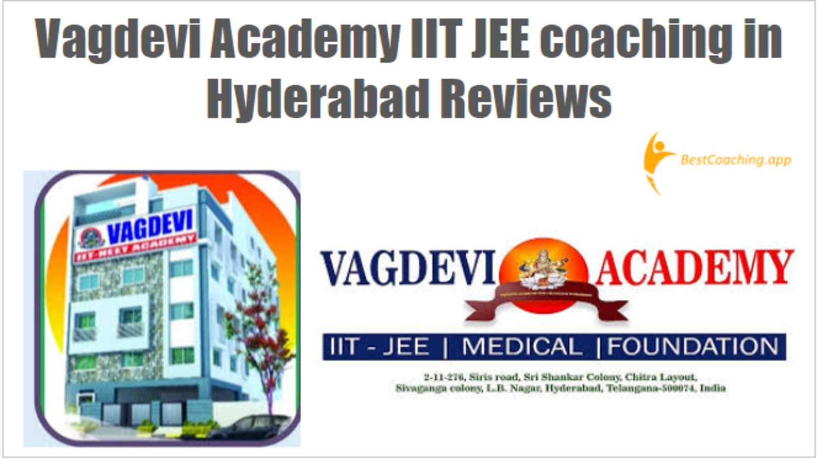 Vagdevi Academy IIT JEE coaching in Hyderabad