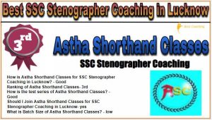 3. Astha Shoorthand Classes