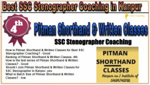 4. Pitman Shorthand & Written Classes