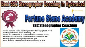 6. Fortune Steno Academy