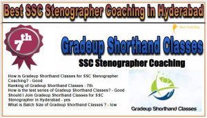 7. Gradeup Shorthand Classes