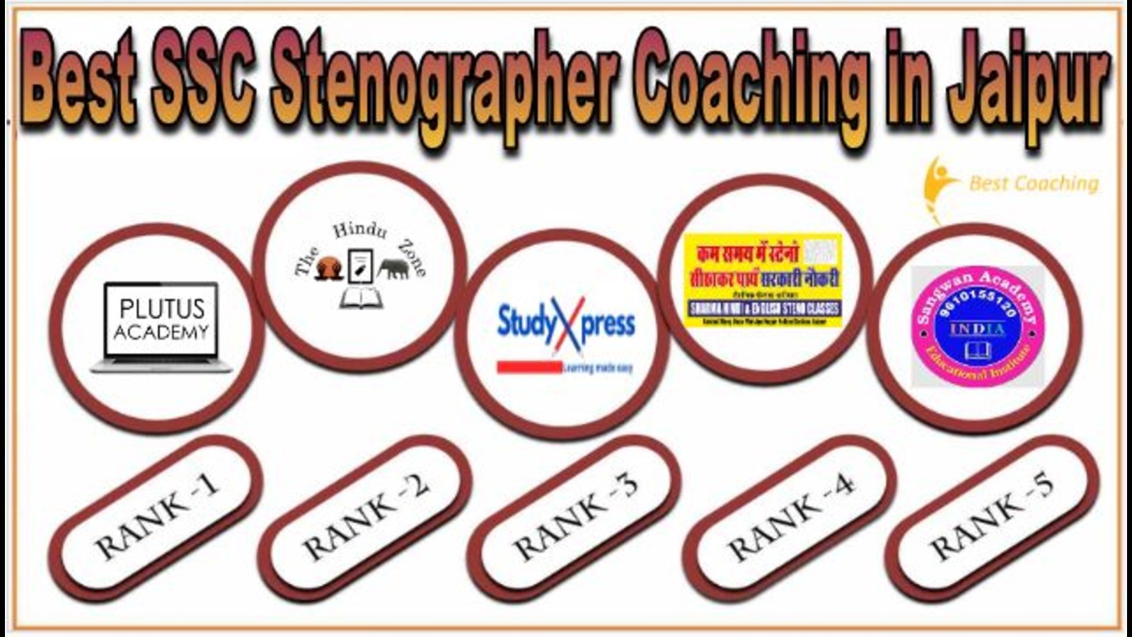 Best SSC Stenographer Coaching in Jaipur