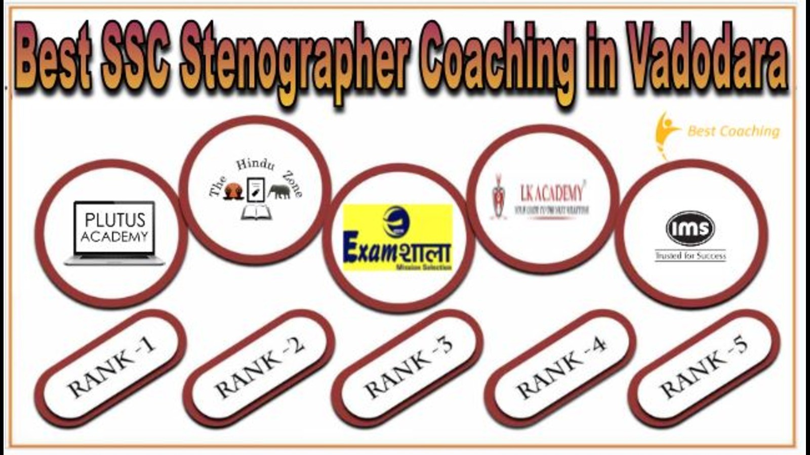 Best SSC Stenographer Coaching in Vadodara