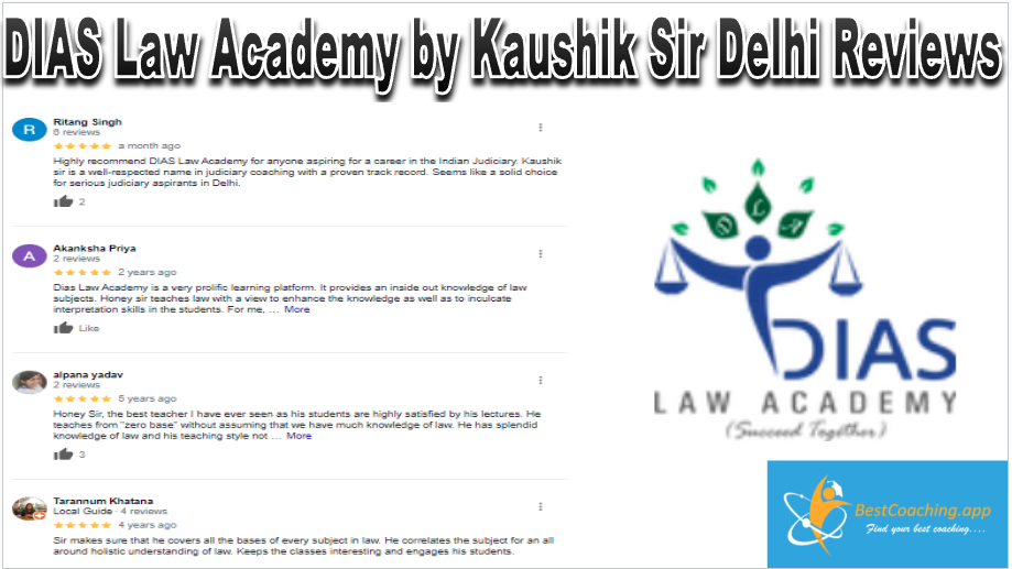 DIAS Law Academy by Kaushik Sir Delhi 