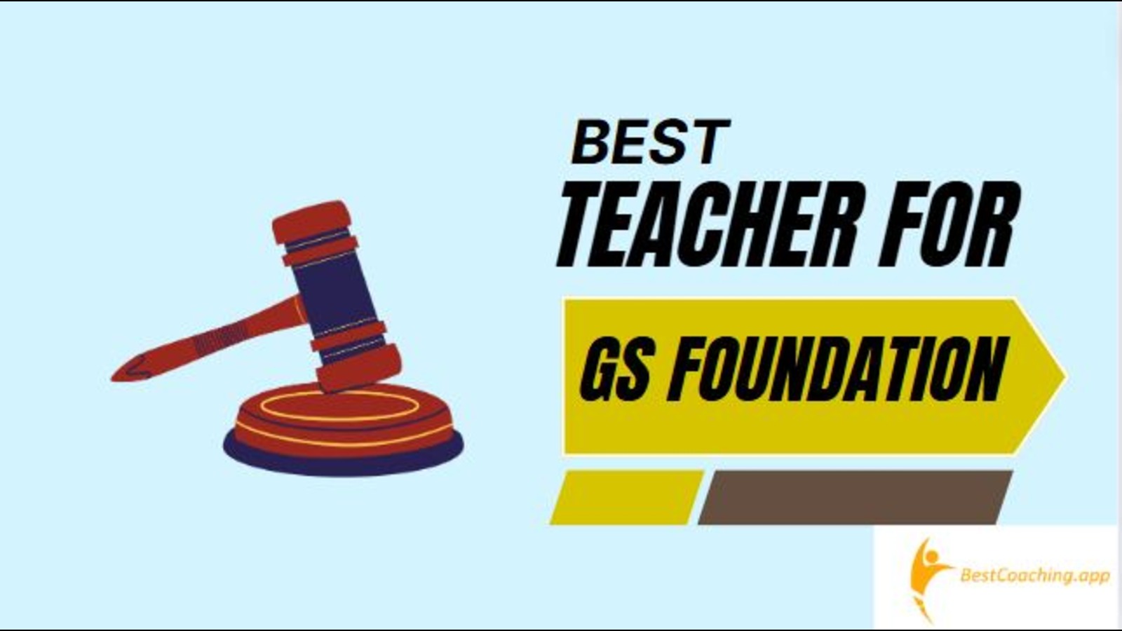 Best teacher for GS Foundation