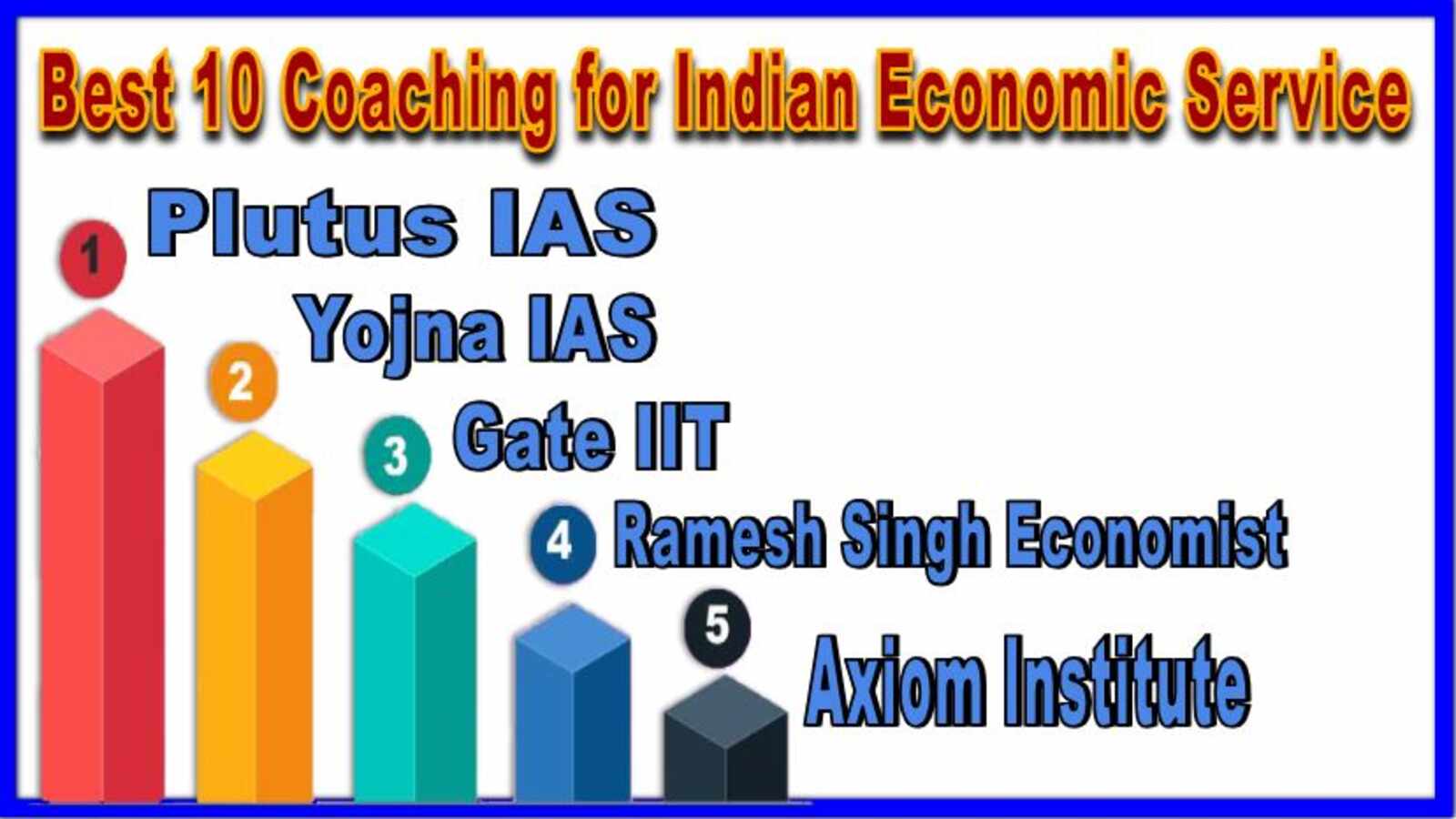 Best 10 Coaching Indian Economic Service