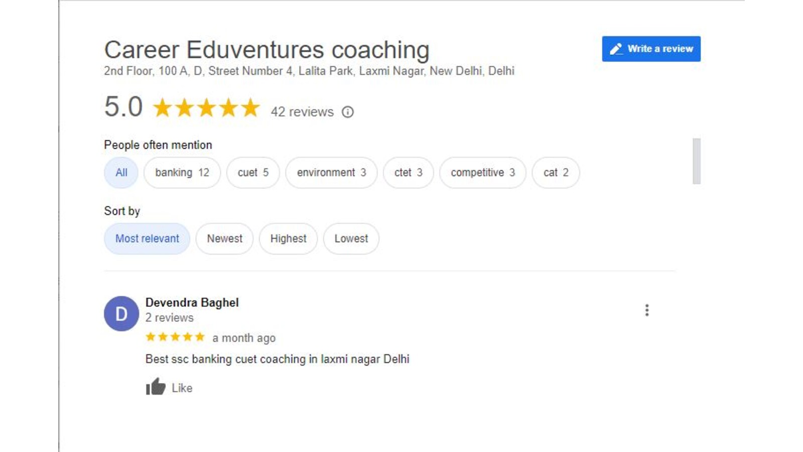 Career Eduventures SSC Coaching in Delhi